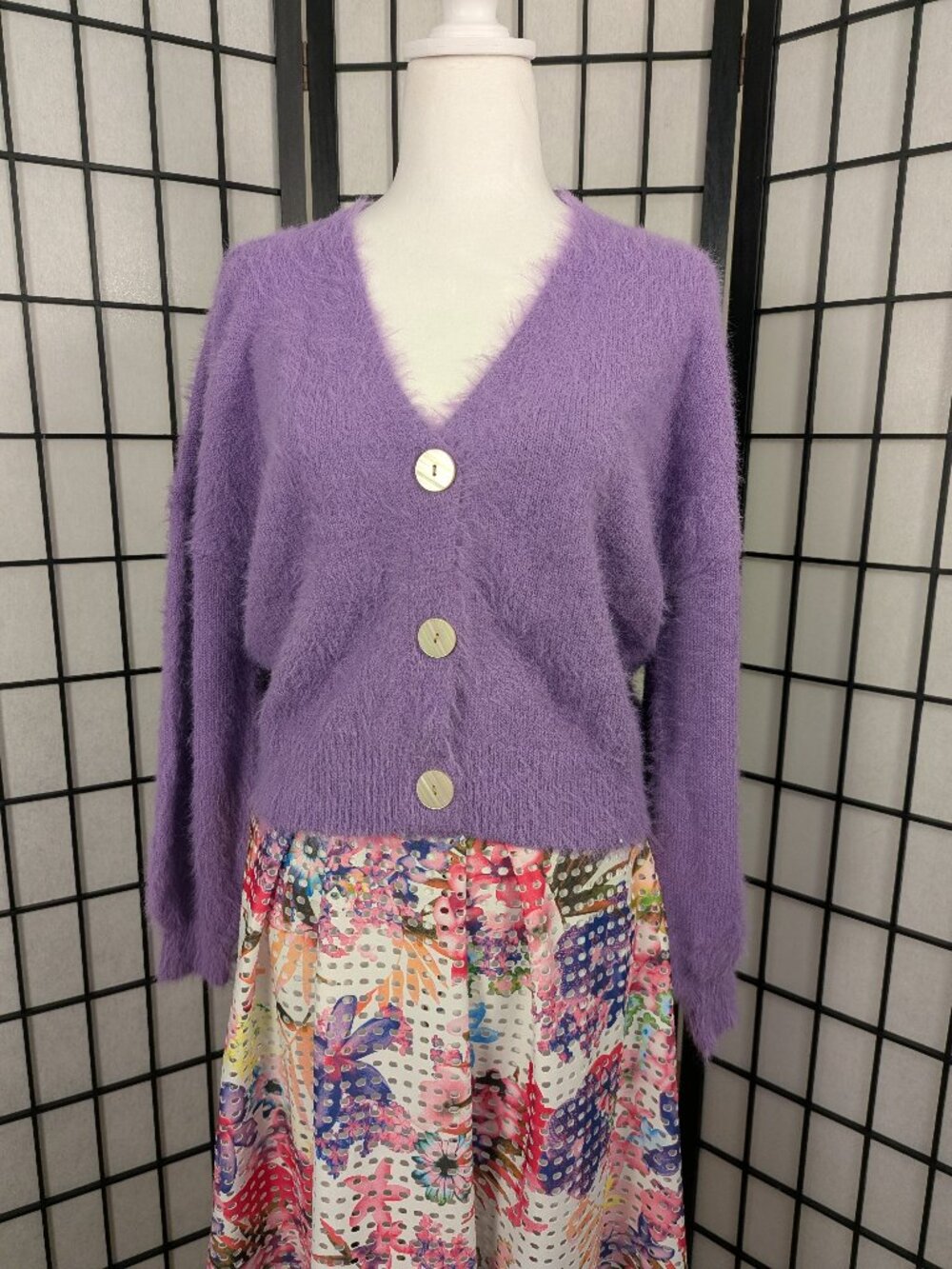Vero Moda Lilac Cozy Cardigan | Soft Teddy Knit | NWT